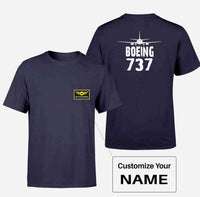 Thumbnail for Boeing 737 & Plane Designed Pocket T-Shirts