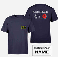 Thumbnail for Airplane Mode On Designed Pocket T-Shirts