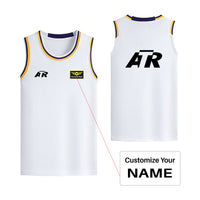 Thumbnail for ATR & Text Designed Basketball Style Sports Tank Tops