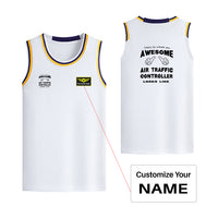 Thumbnail for Air Traffic Controller Designed Basketball Style Sports Tank Tops