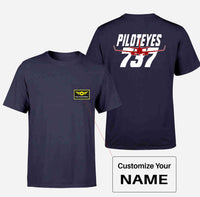 Thumbnail for Amazing Piloteyes737 Designed Pocket T-Shirts