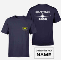 Thumbnail for Gulfstream G650 & Plane Designed Pocket T-Shirts