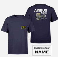 Thumbnail for Airbus A330 & Trent 700 Engine Designed Pocket T-Shirts