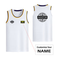 Thumbnail for %100 Original Aviator Designed Basketball Style Sports Tank Tops