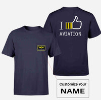 Thumbnail for I Like Aviation Designed Pocket T-Shirts