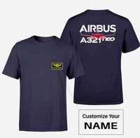 Thumbnail for Amazing Airbus A321neo Designed Pocket T-Shirts