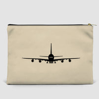 Thumbnail for Airbus A380 Silhouette Designed Zipper Pouch