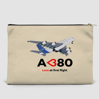 Thumbnail for Airbus A380 Love at first flight Designed Zipper Pouch