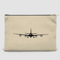 Thumbnail for Airbus A340 Silhouette Designed Zipper Pouch