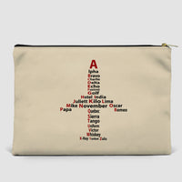 Thumbnail for Airplane Shape Aviation Alphabet Designed Zipper Pouch