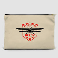 Thumbnail for Born To Fly Designed Designed Zipper Pouch