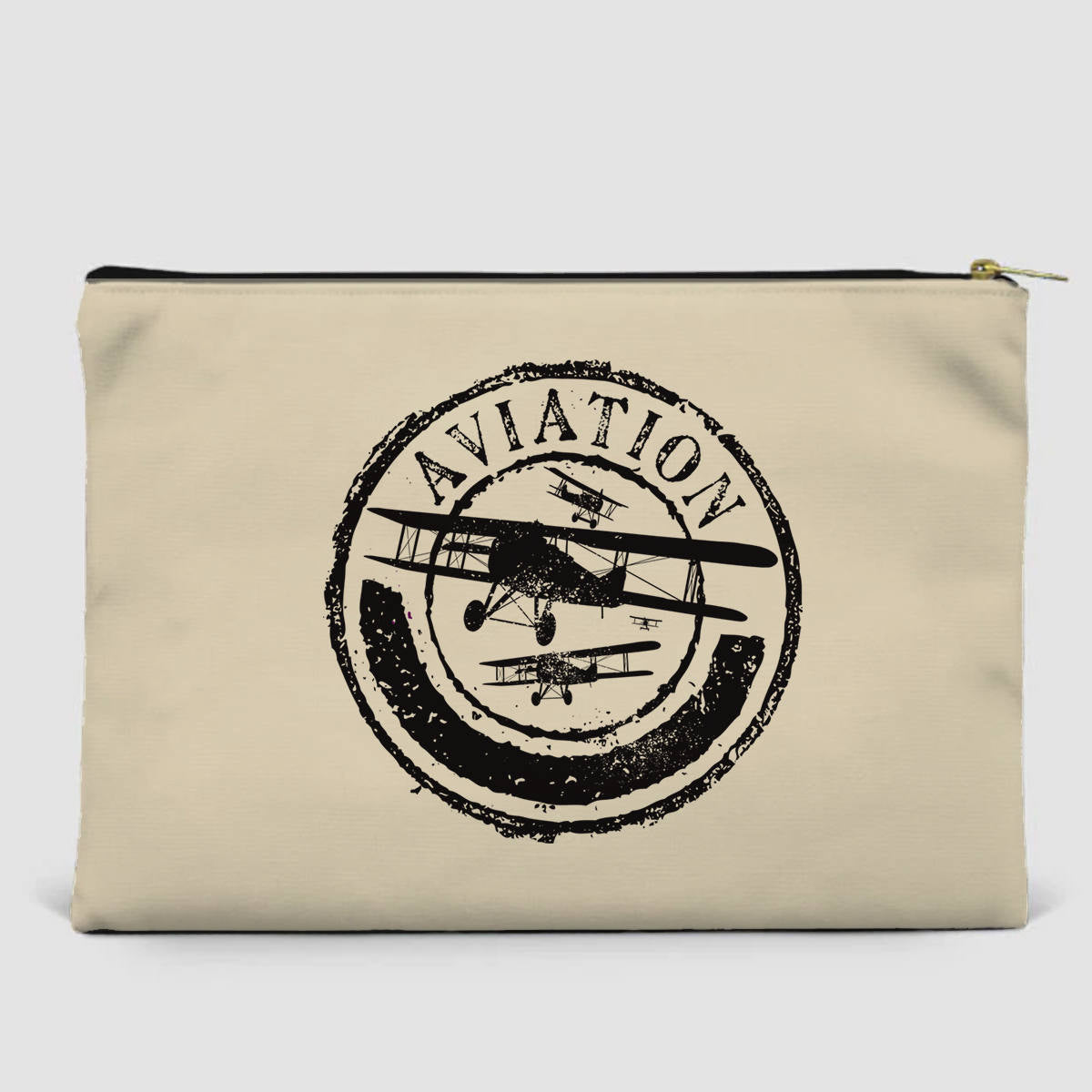 Aviation Lovers Designed Zipper Pouch