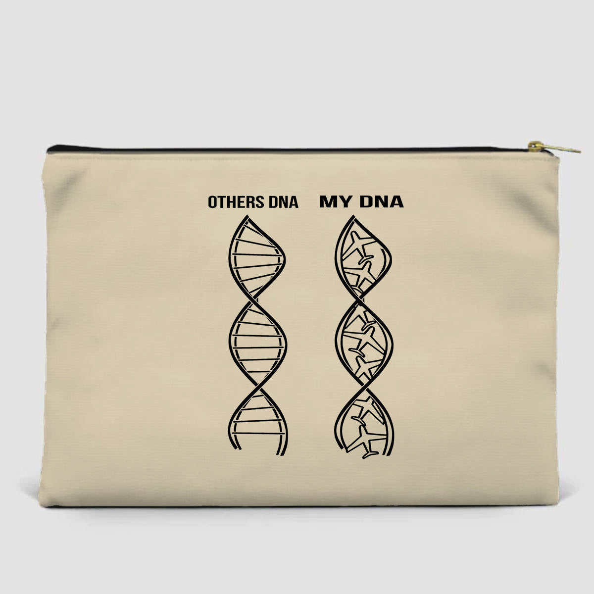 Aviation DNA Designed Zipper Pouch