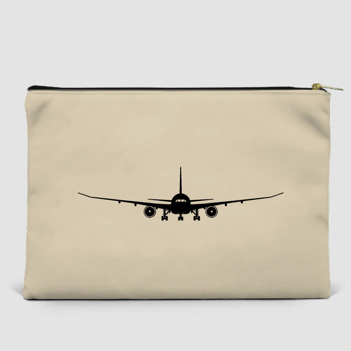 Boeing 787 Silhouette Designed Zipper Pouch