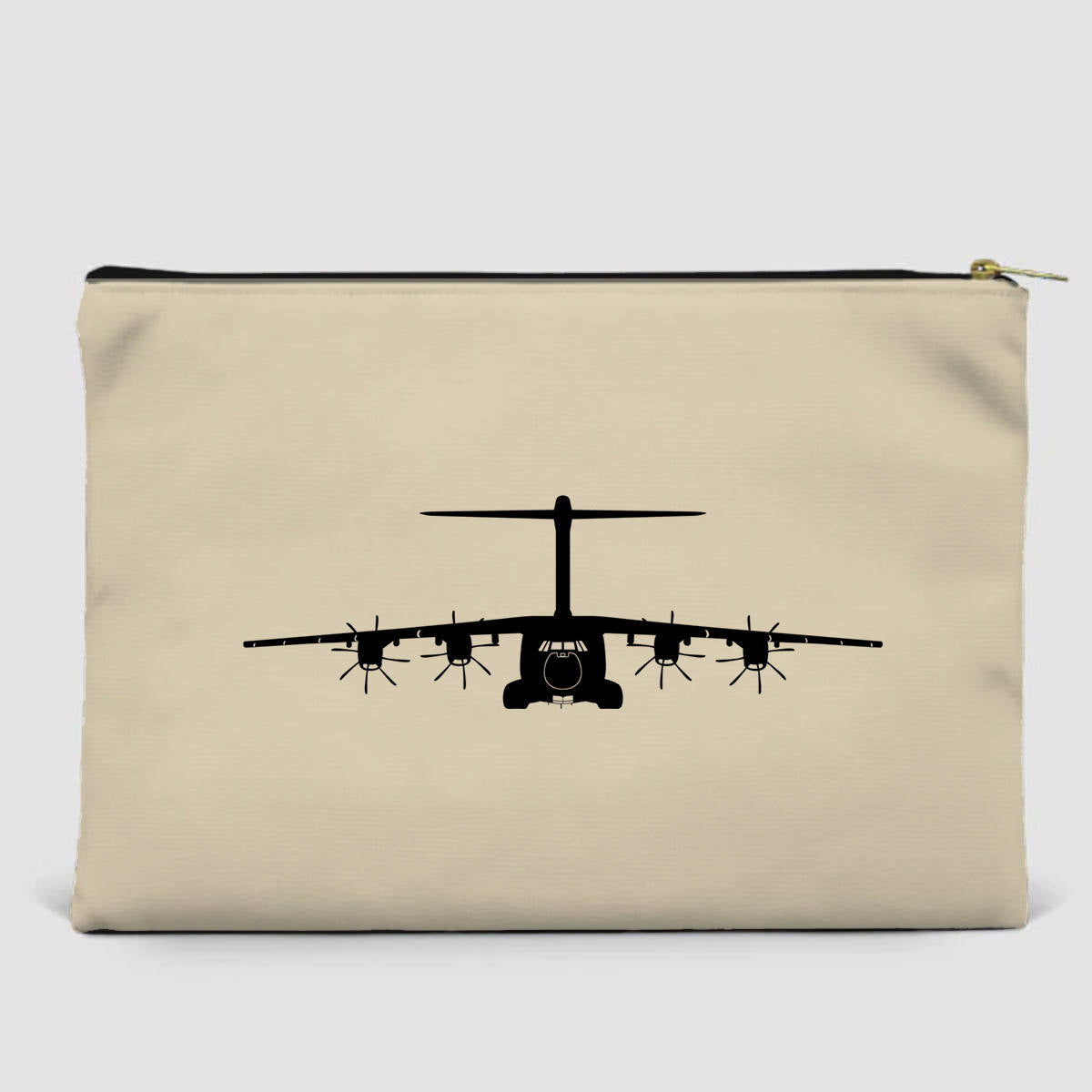 Airbus A400M Silhouette Designed Zipper Pouch