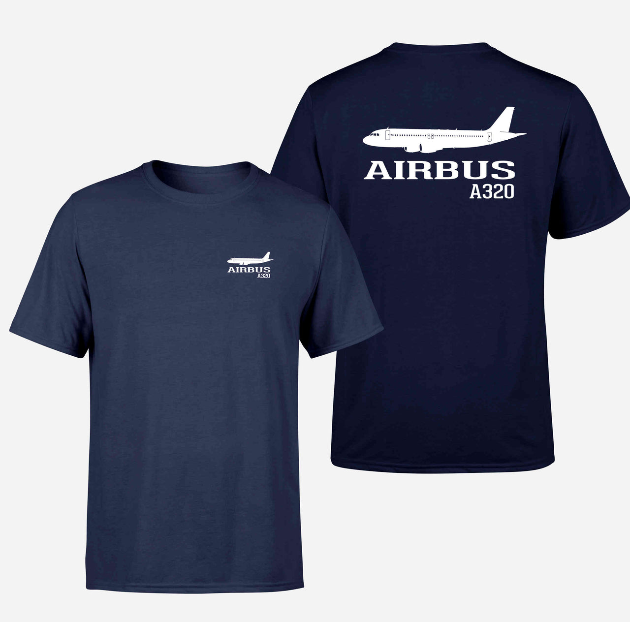 Airbus A320 Printed Double-Side T-Shirts