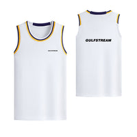 Thumbnail for Gulfstream & Text Designed Basketball Style Sports Tank Tops