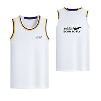 Thumbnail for Born To Fly Military Designed Basketball Style Sports Tank Tops