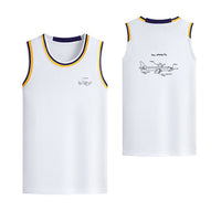 Thumbnail for How Planes Fly Designed Basketball Style Sports Tank Tops