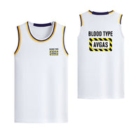 Thumbnail for Blood Type AVGAS Designed Basketball Style Sports Tank Tops