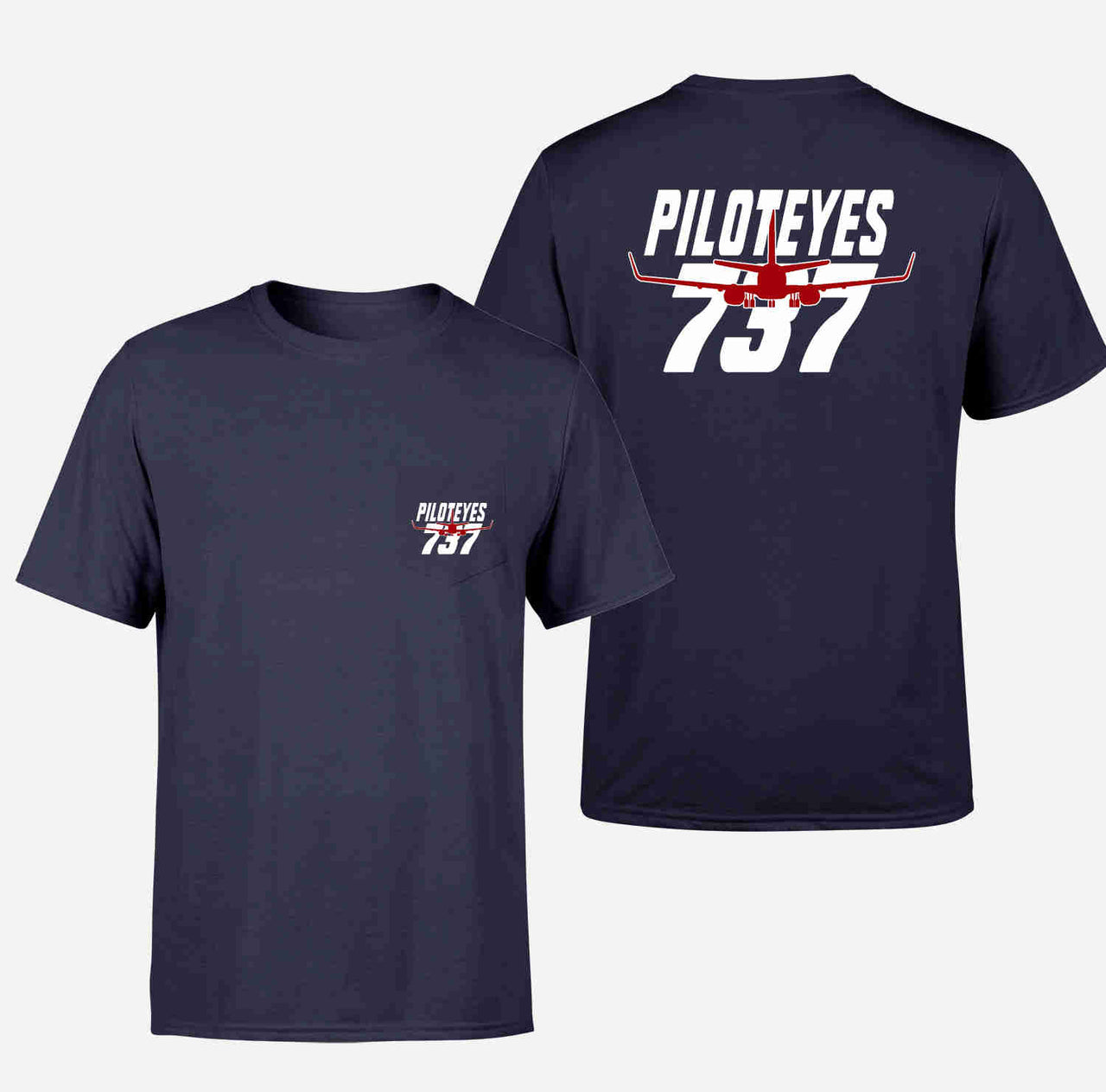 Amazing Piloteyes737 Designed Pocket T-Shirts