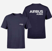 Thumbnail for Airbus A380 & Text Designed Pocket T-Shirts