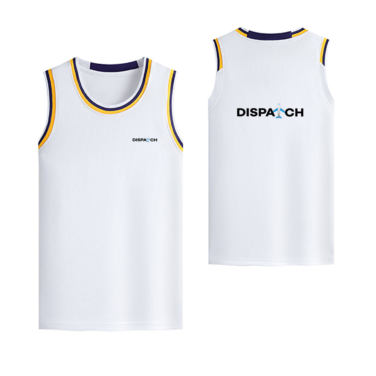 Dispatch Designed Basketball Style Sports Tank Tops