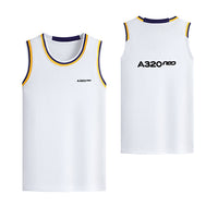 Thumbnail for A320neo & Text Designed Basketball Style Sports Tank Tops