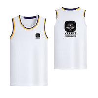 Thumbnail for Keep It Coordinated Designed Basketball Style Sports Tank Tops