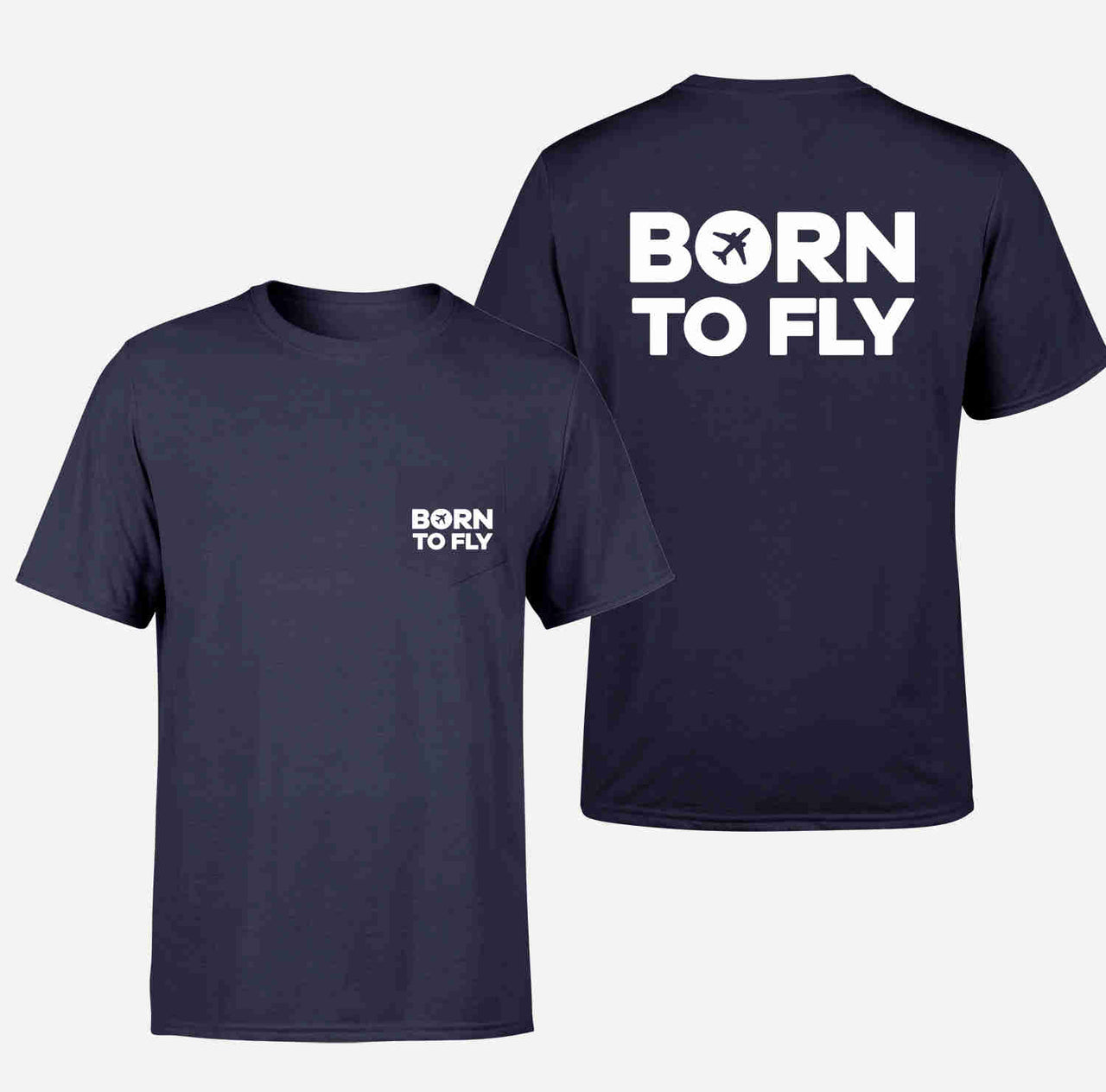 Born To Fly Special Designed Pocket T-Shirts