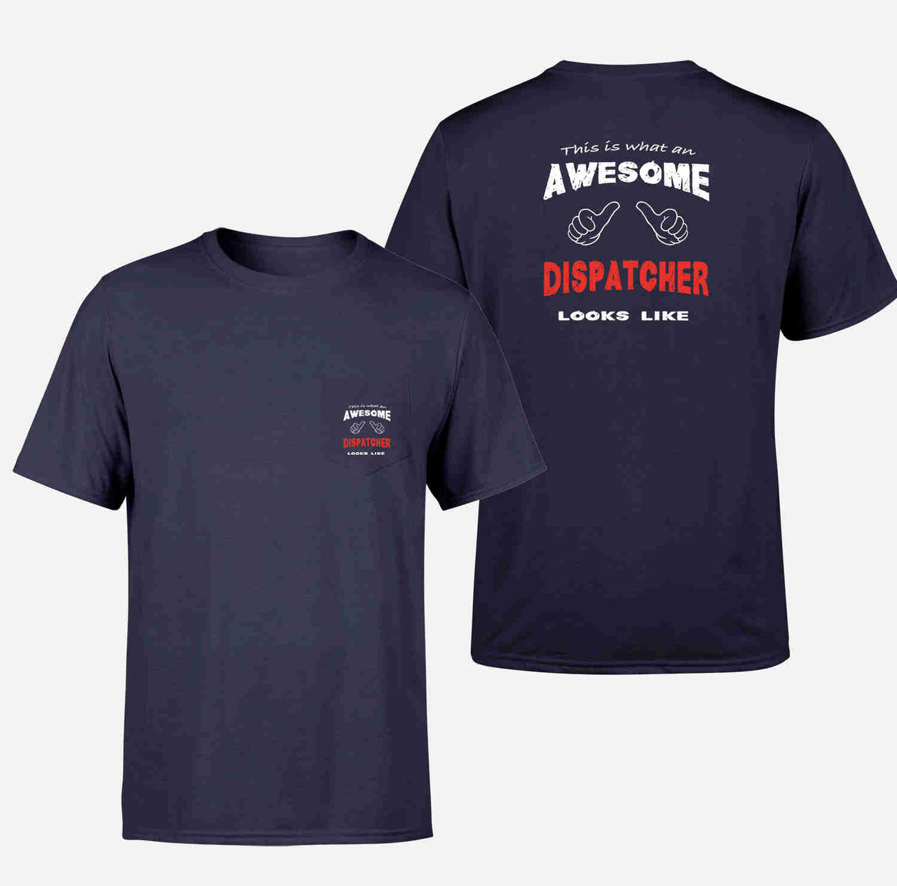 Dispatcher Designed Pocket T-Shirts