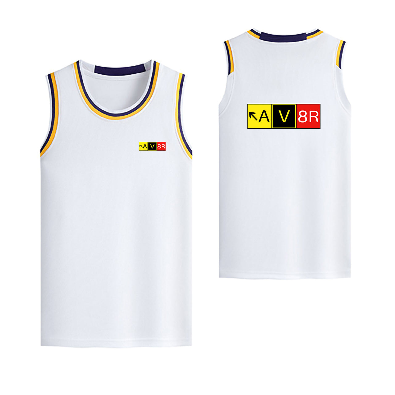 AV8R Designed Basketball Style Sports Tank Tops