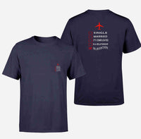 Thumbnail for In Aviation Designed Pocket T-Shirts