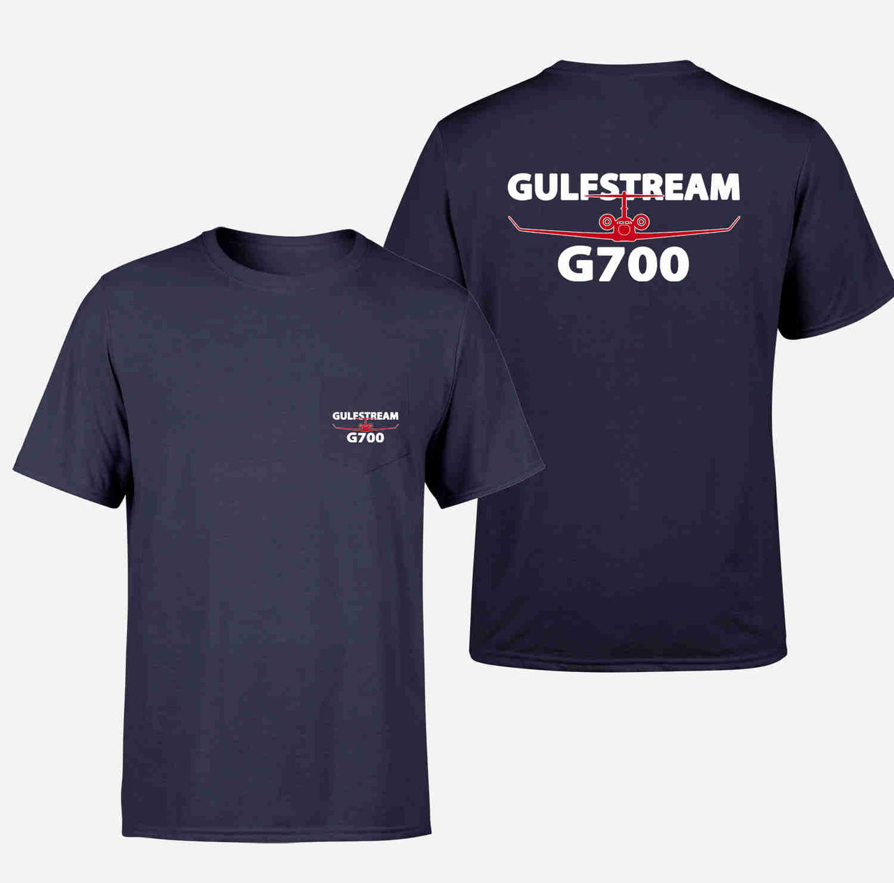 Amazing Gulfstream G700 Designed Pocket T-Shirts