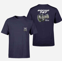 Thumbnail for Boeing 747 & GENX Engine Designed Pocket T-Shirts