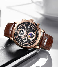 Thumbnail for Luxury Man Wristwatch Waterproof Luminous Chronograph Watch