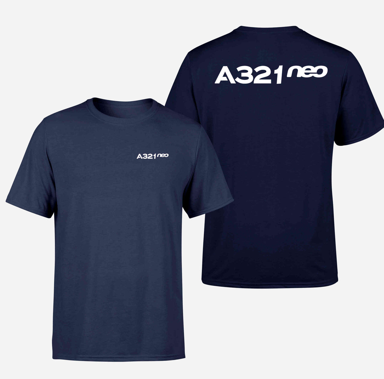 A321neo & Text Double-Side T-Shirts