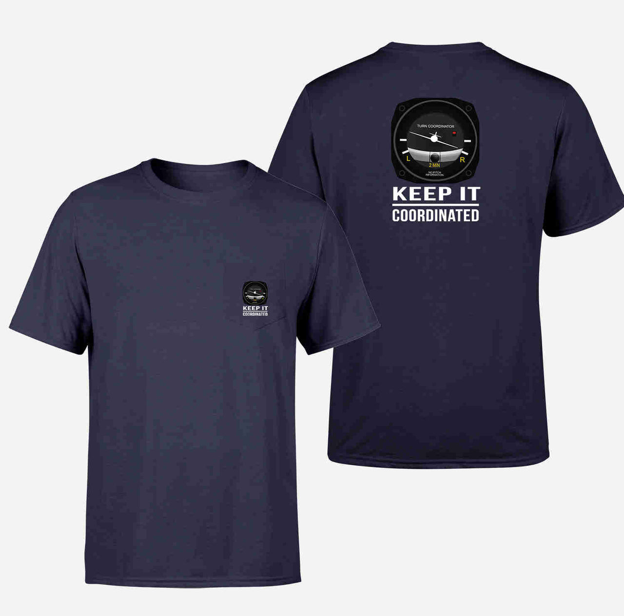 Keep It Coordinated Designed Pocket T-Shirts