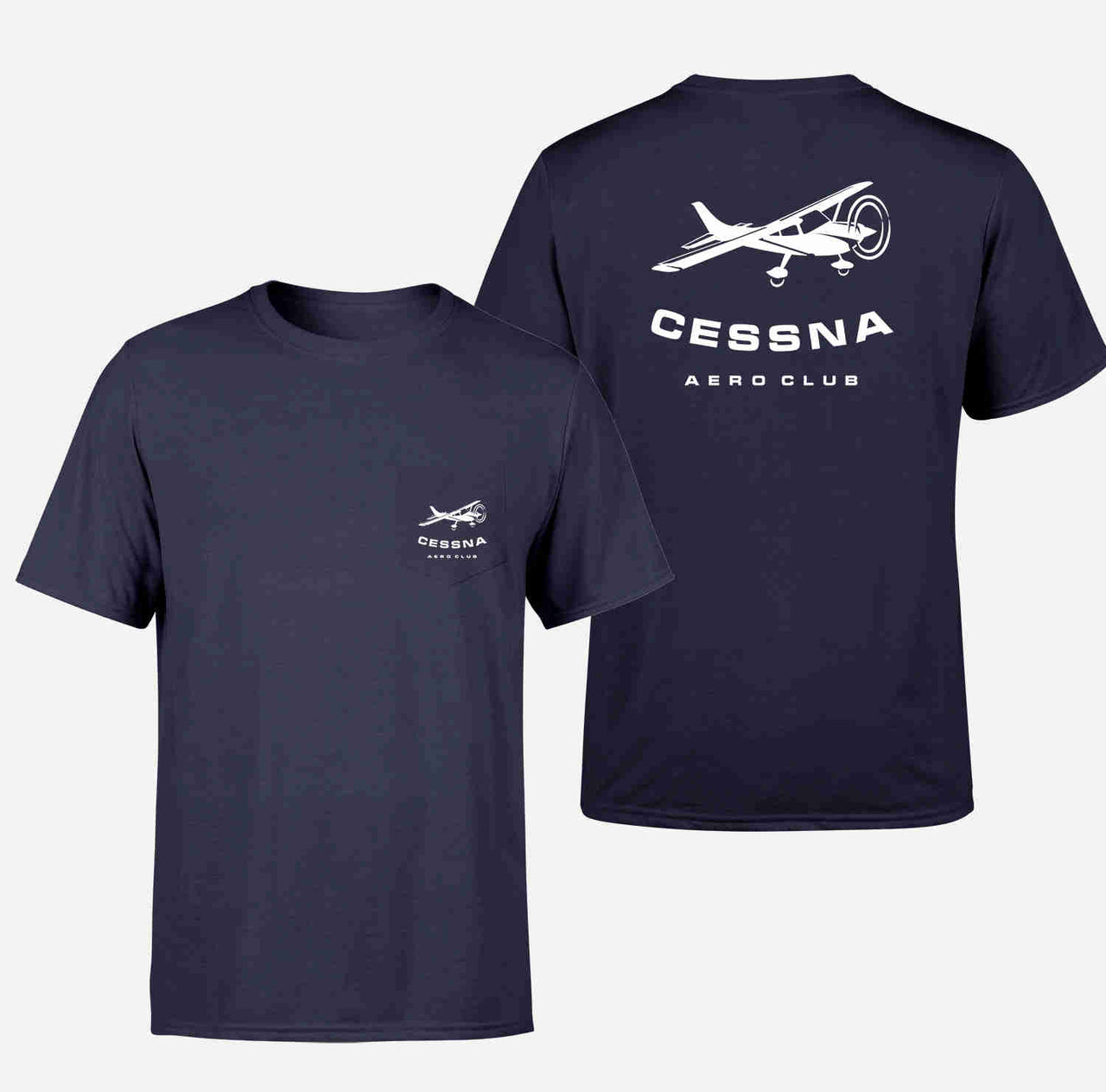 Cessna Aeroclub Designed Pocket T-Shirts