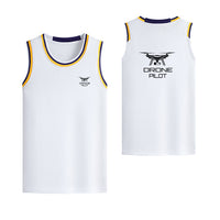 Thumbnail for Drone Pilot Designed Basketball Style Sports Tank Tops