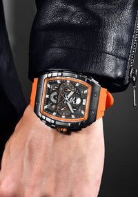 Thumbnail for Waterproof Quartz Skeleton Skull Dial Sports Watches Watch