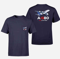 Thumbnail for Airbus A380 Love at first flight Designed Pocket T-Shirts