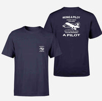 Thumbnail for If You're Cool You're Probably a Pilot Designed Pocket T-Shirts