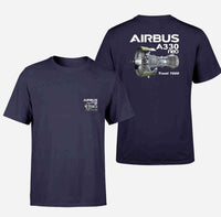 Thumbnail for Airbus A330neo & Trent 7000 Designed Pocket T-Shirts