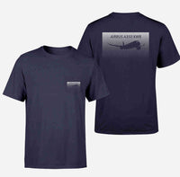 Thumbnail for Airbus A350XWB & Dots Designed Pocket T-Shirts