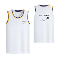 Thumbnail for Just Fly It Designed Basketball Style Sports Tank Tops