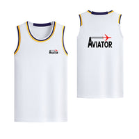 Thumbnail for Aviator Designed Basketball Style Sports Tank Tops