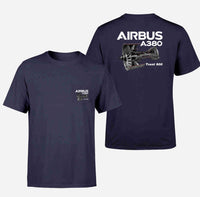 Thumbnail for Airbus A380 & Trent 900 Engine Designed Pocket T-Shirts