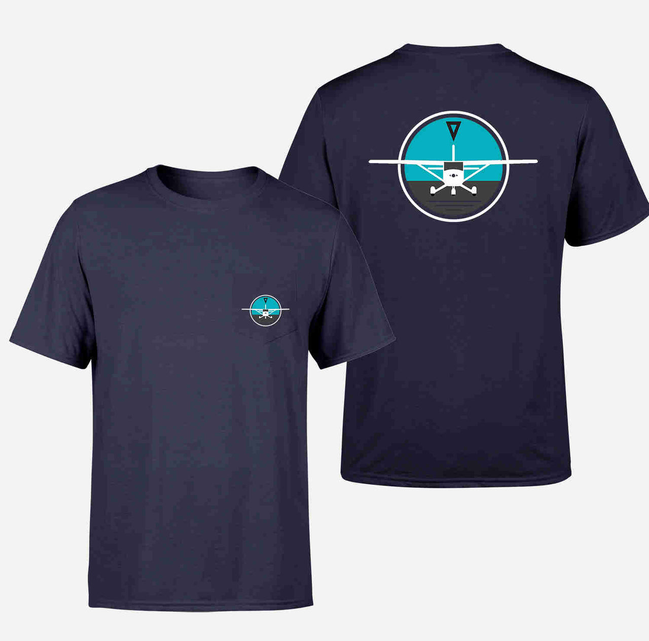 Cessna & Gyro Designed Pocket T-Shirts