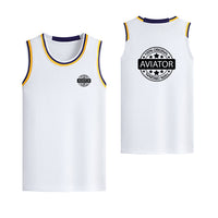 Thumbnail for %100 Original Aviator Designed Basketball Style Sports Tank Tops